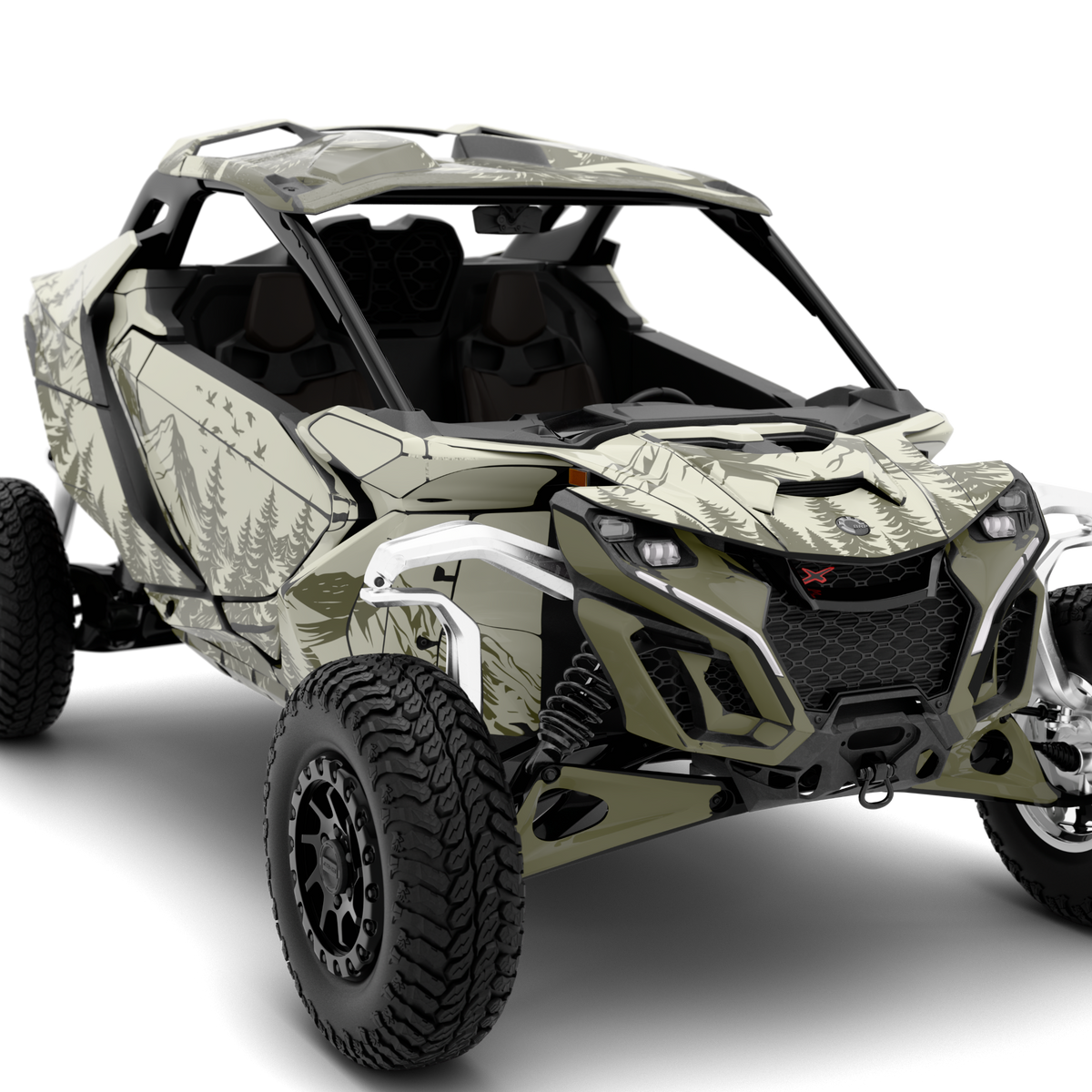 WILDLIFE design stickers for Can-Am Maverick R (from 2024)