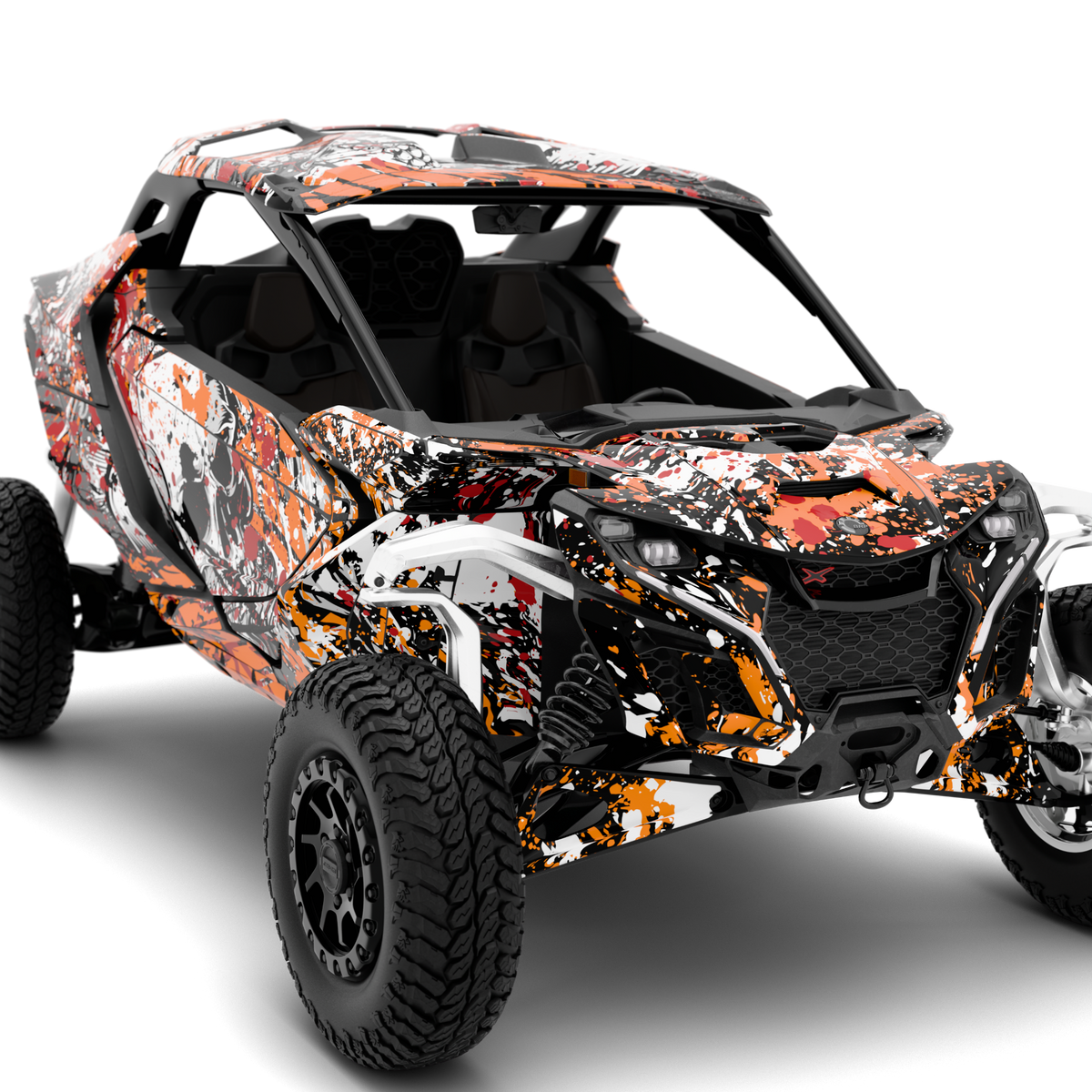 WRAITH design stickers for Can-Am Maverick R (from 2024)