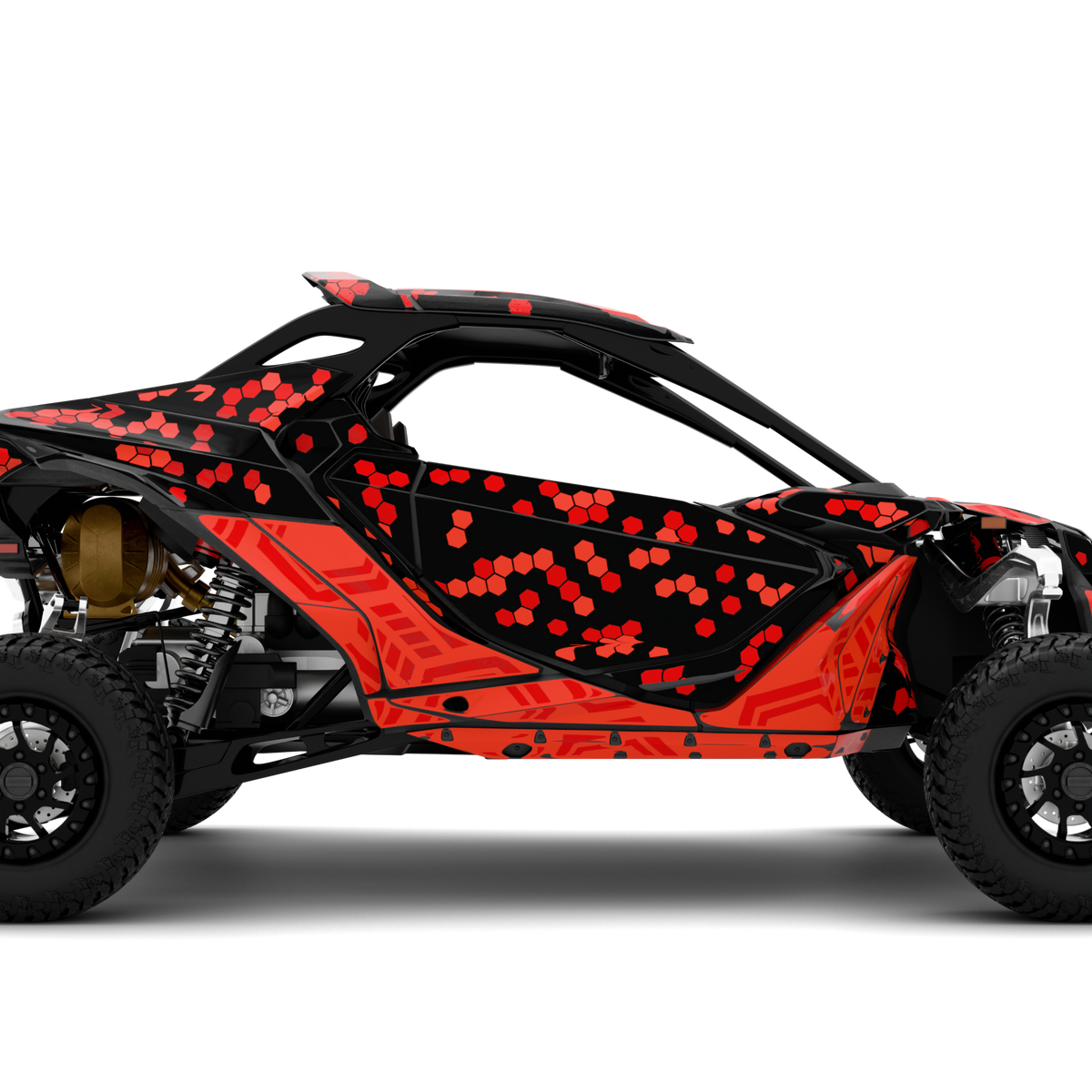 Naklejki HEXA MEGA design do Can-Am Maverick R (od 2024)