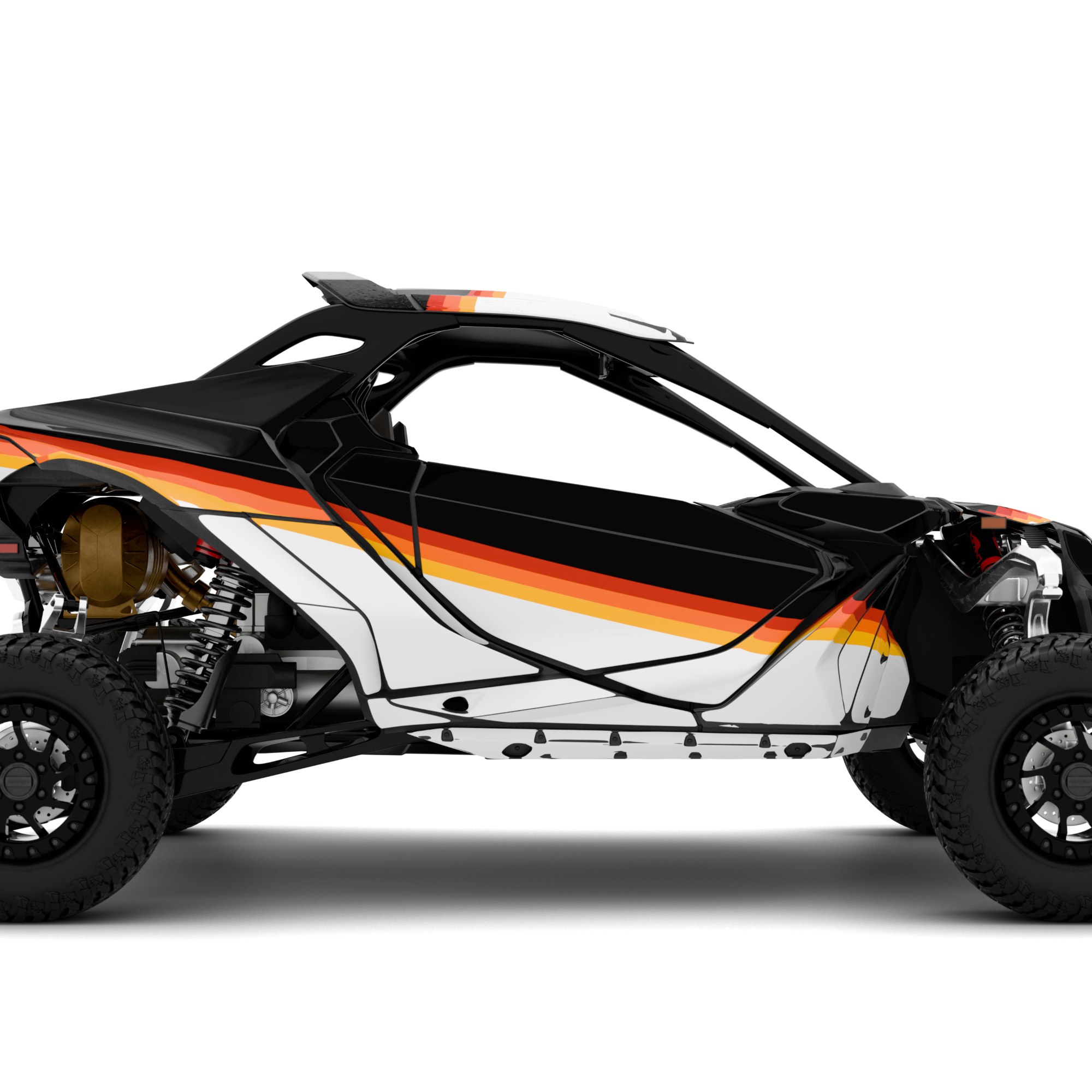 LINE ART design stickers for Can-Am Maverick R (from 2024)