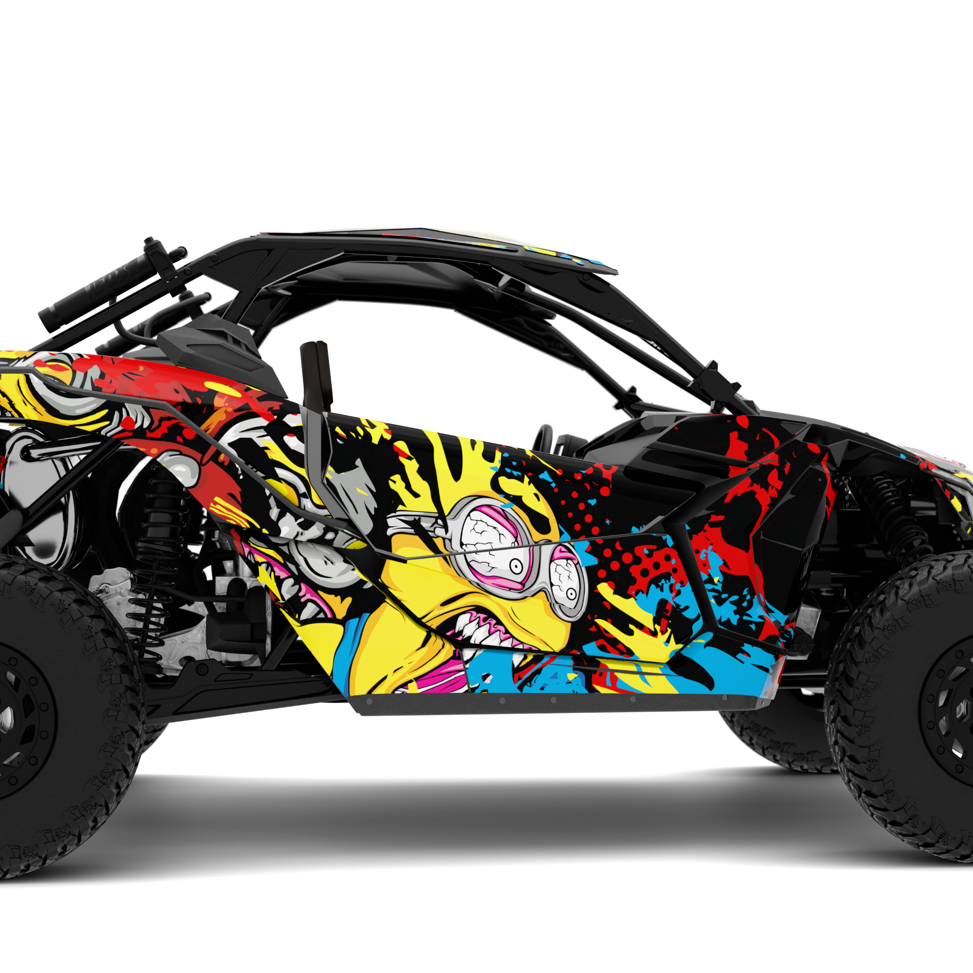 MINIONS design stickers for Can-Am Maverick X3 (from 2016)