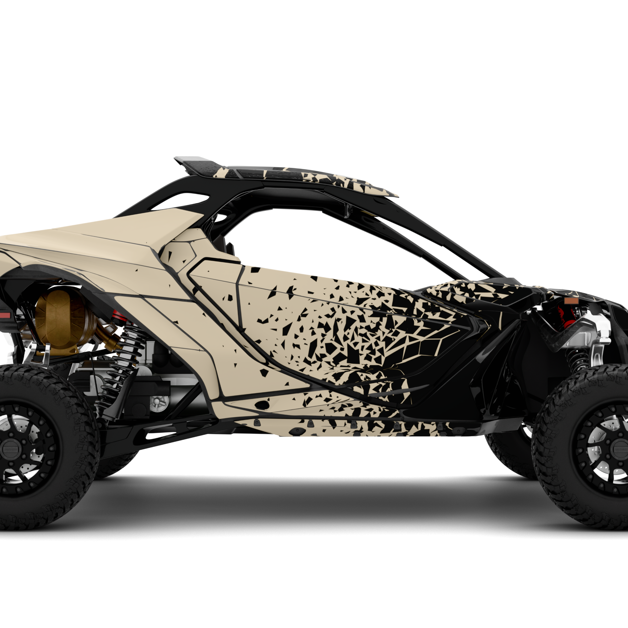 SHARDS design stickers for Can-Am Maverick R (from 2024)