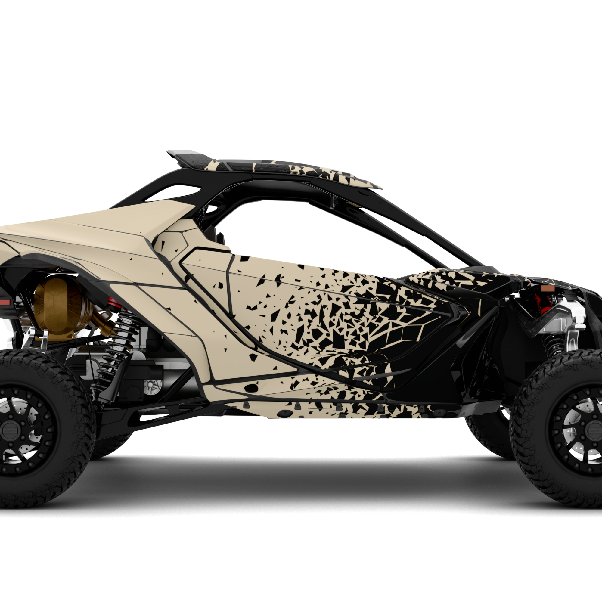 SHARDS design stickers for Can-Am Maverick R (from 2024)