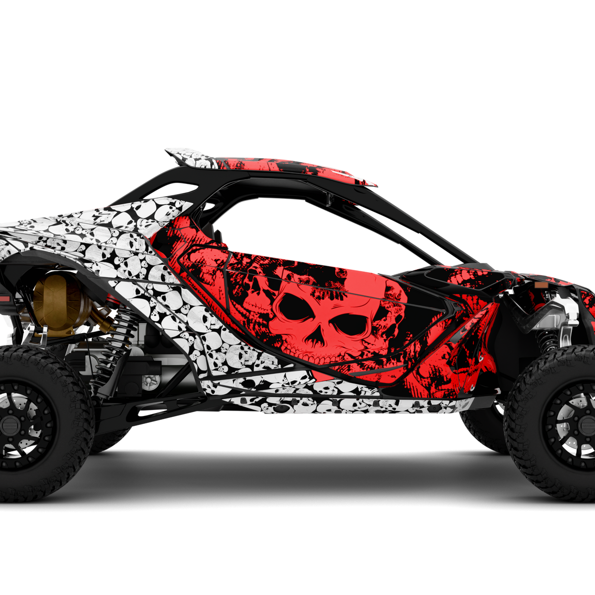 Naklejki SKULLY do Can-Am Maverick R (od 2024)