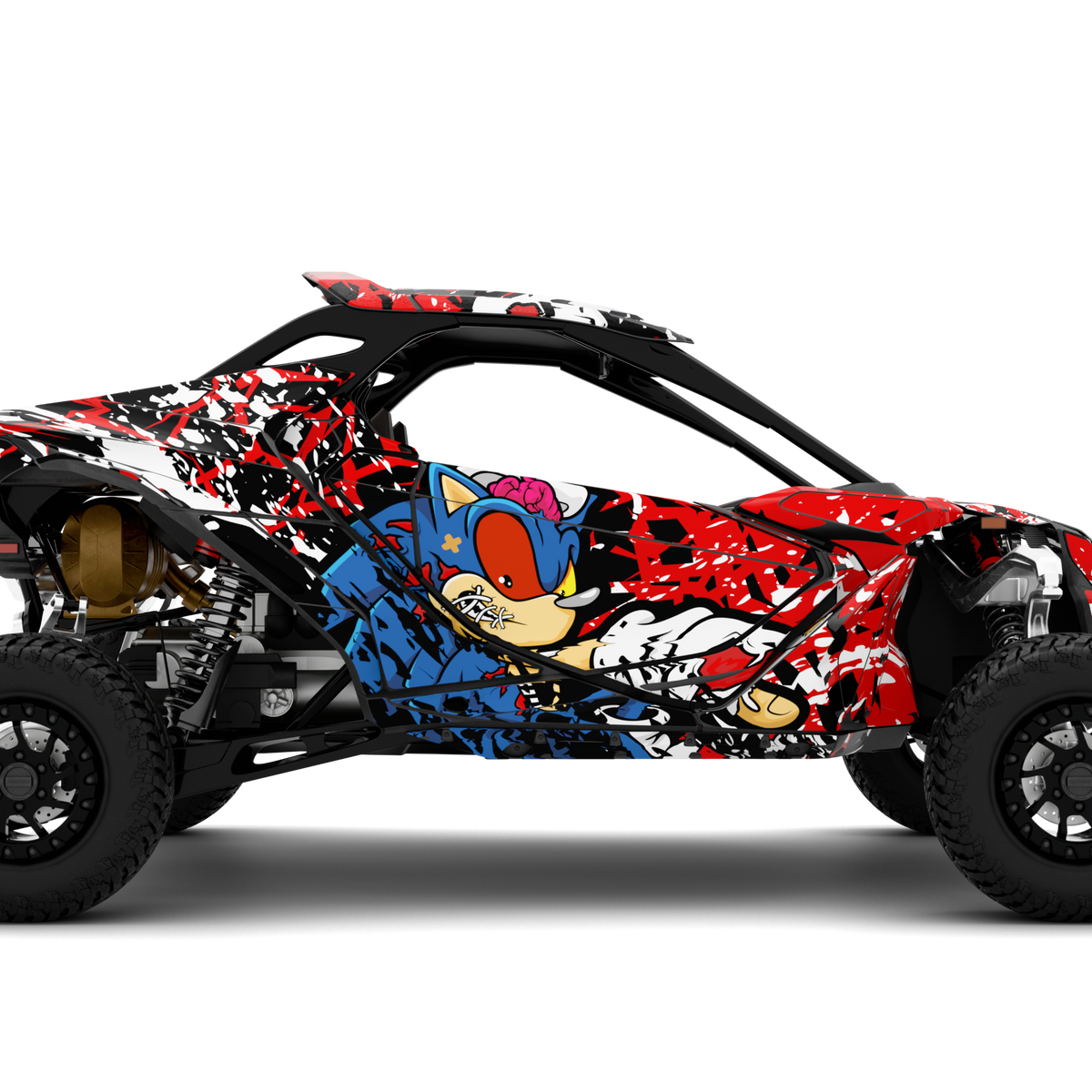 Naklejki SONIC design do Can-Am Maverick R (od 2024)