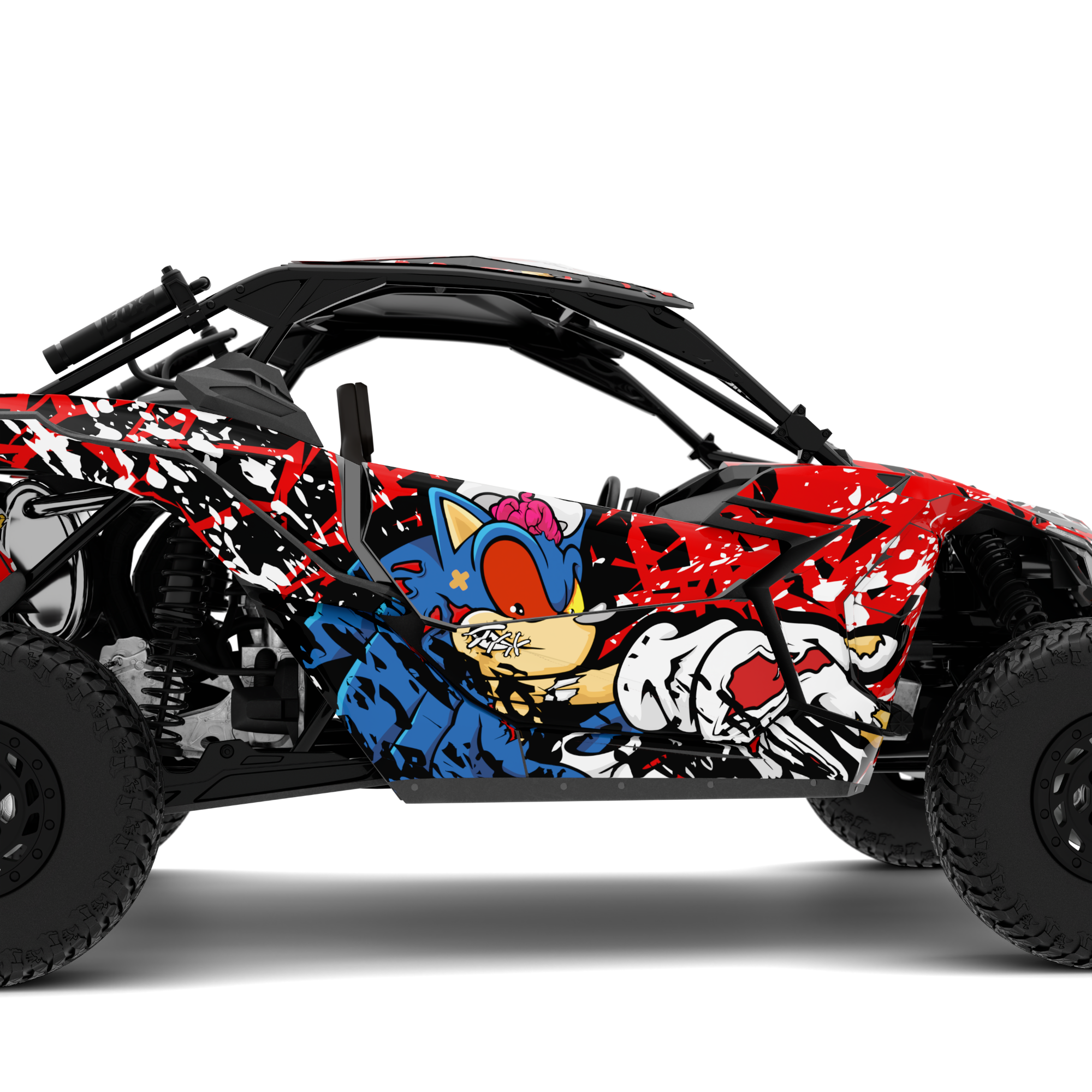 SONIC design stickers for Can-Am Maverick X3 (from 2016)