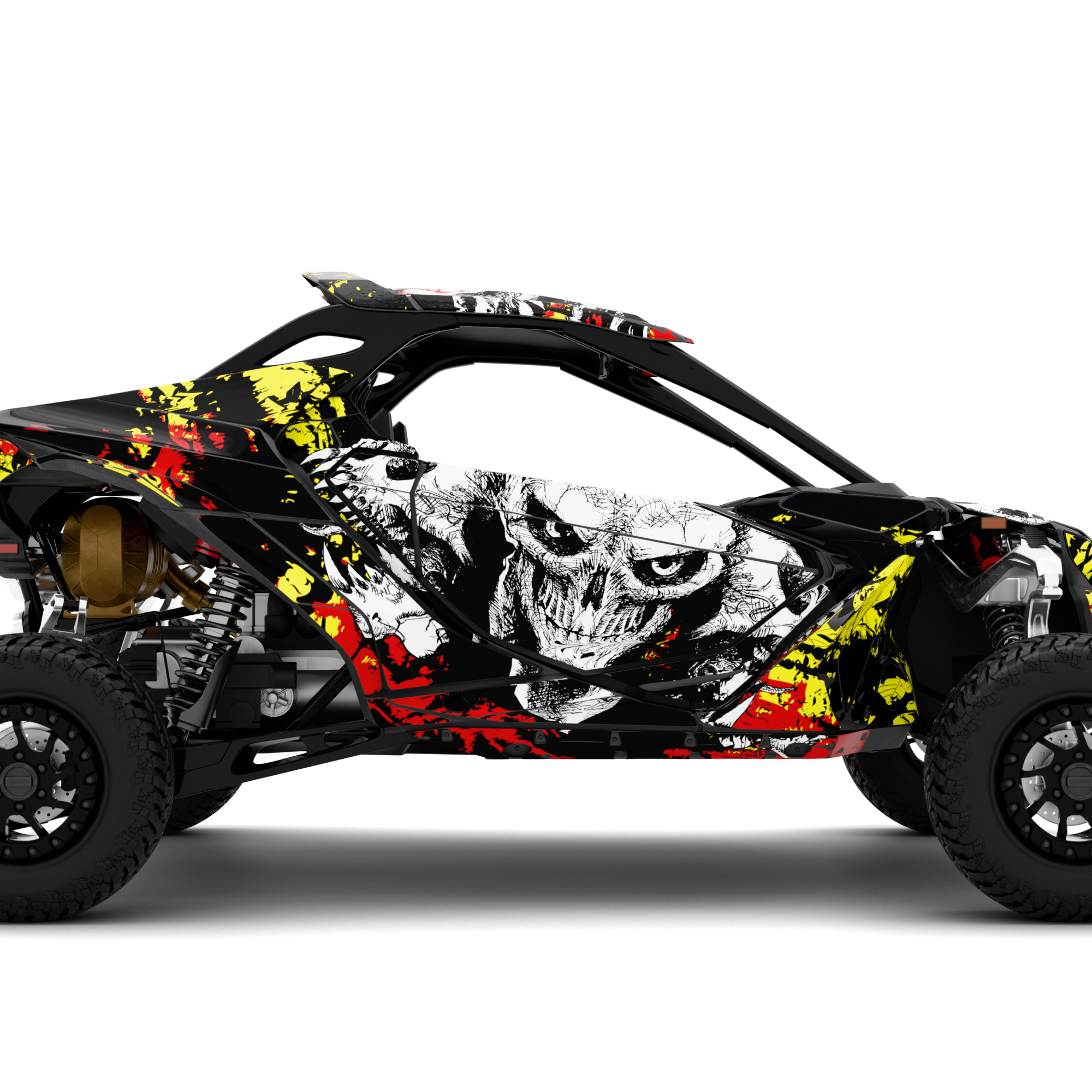 SYMBIOTE X design stickers for Can-Am Maverick R (from 2024)