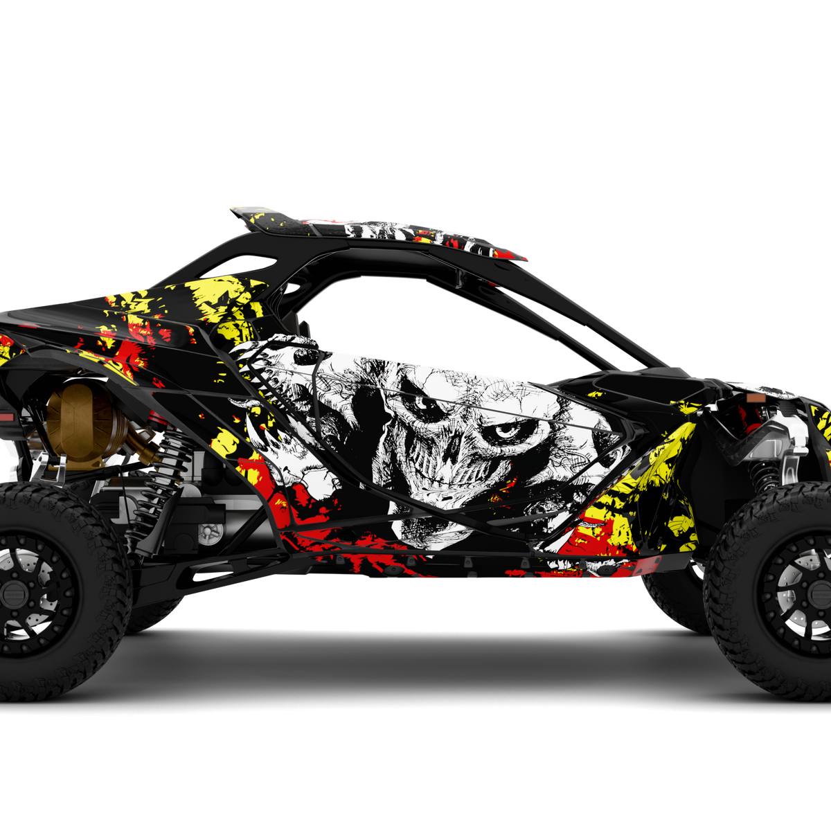 SYMBIOTE X design stickers for Can-Am Maverick R (from 2024)