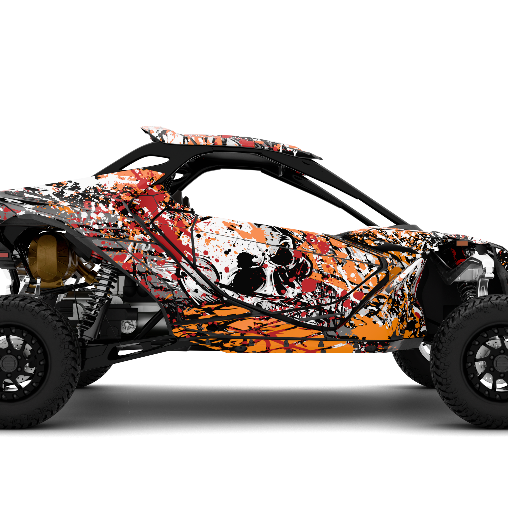 WRAITH design stickers for Can-Am Maverick R (from 2024)