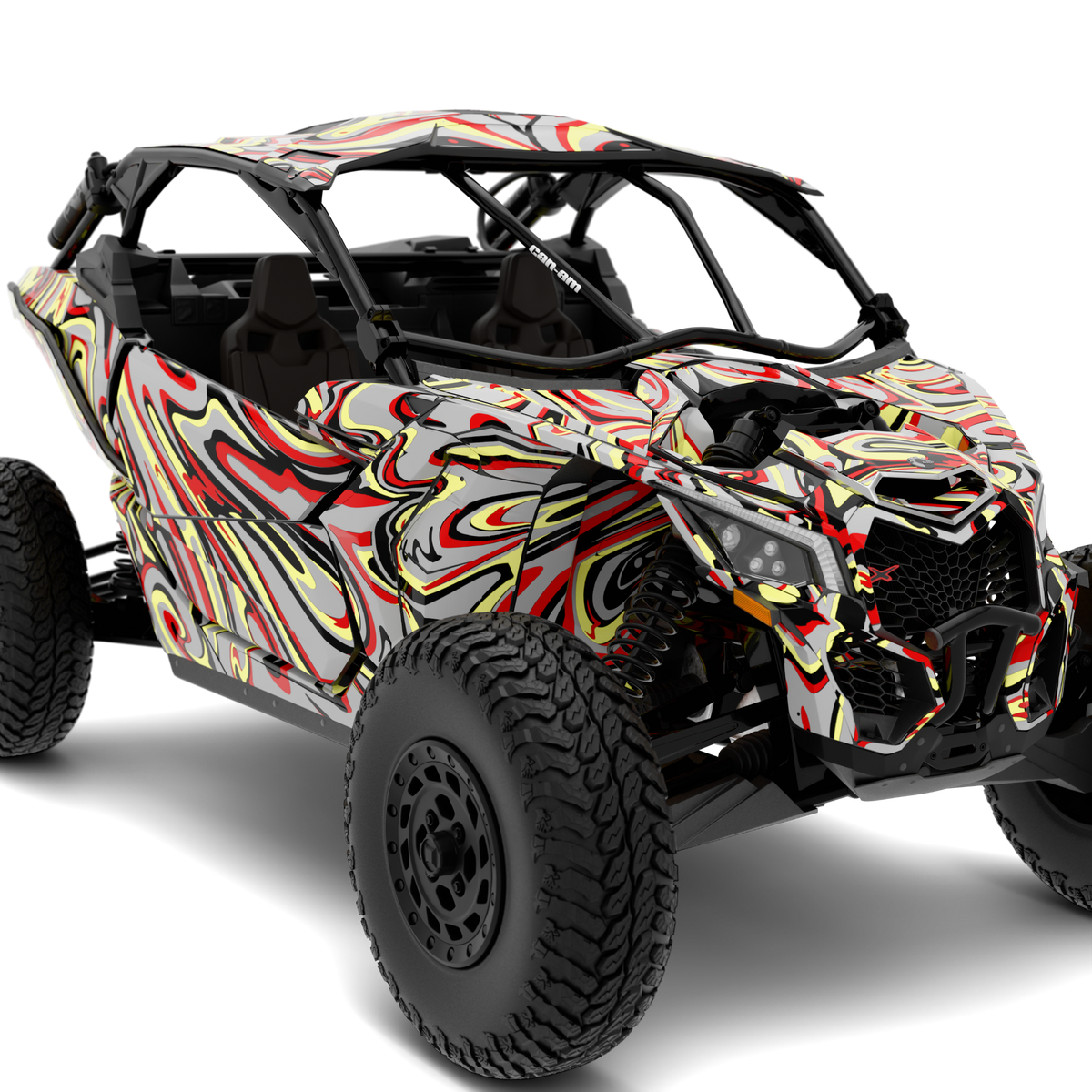 Naklejki na Can-Am Maverick X3 (od 2016) wzór ACID