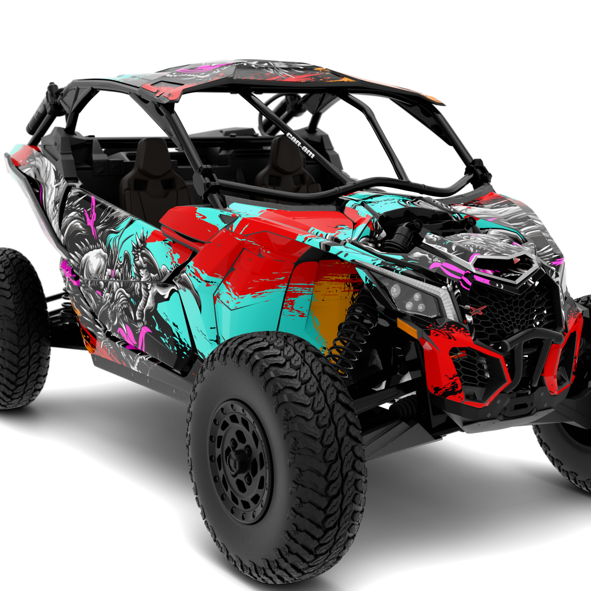 Naklejki DRAGON design do Can-Am Maverick X3 (od 2016)