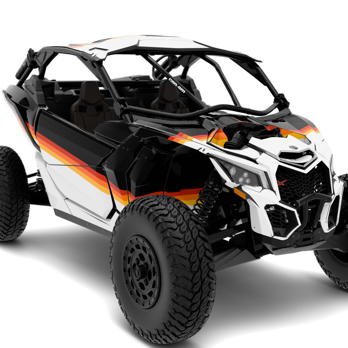 Naklejki z grafiką LINE ART do Can-Am Maverick X3 (od 2016)