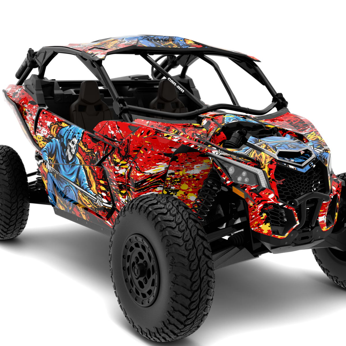 Naklejki na Can-Am Maverick X3 (od 2016) wzór PUNISHER