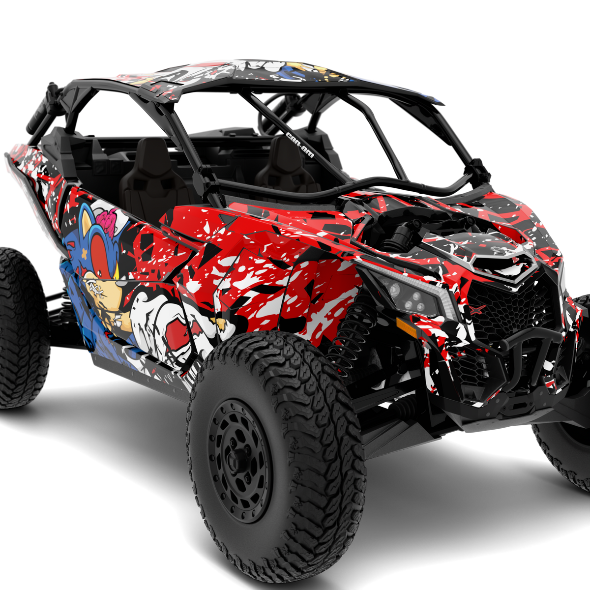 Naklejki SONIC design do Can-Am Maverick X3 (od 2016)