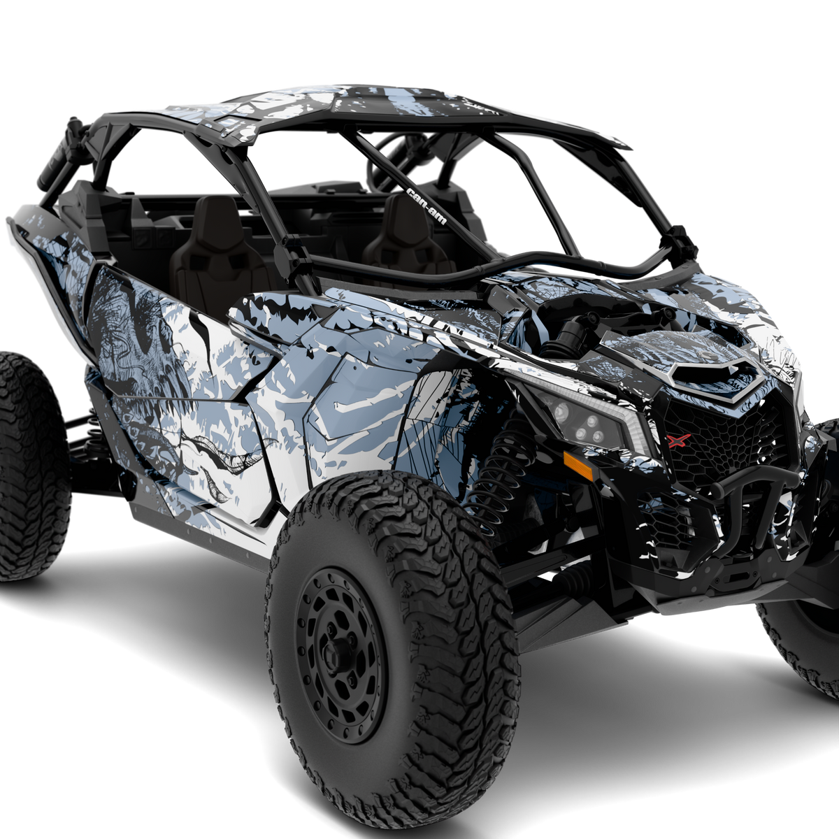 Naklejki na Can-Am Maverick X3 (od 2016) wzór SYMBIOTE