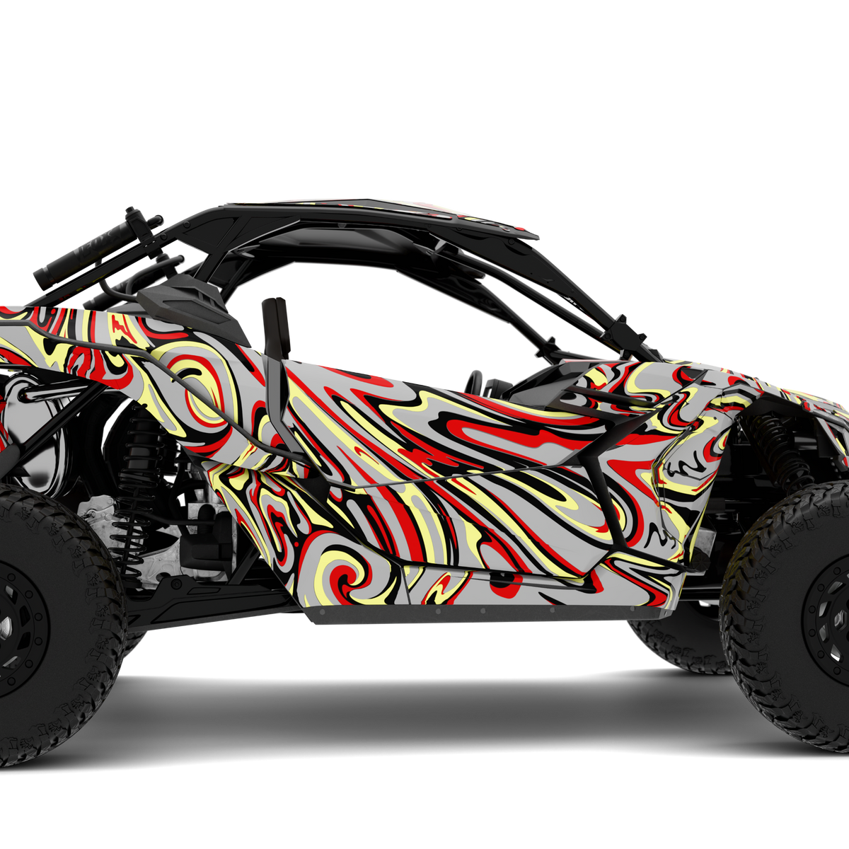 Naklejki na Can-Am Maverick X3 (od 2016) wzór ACID
