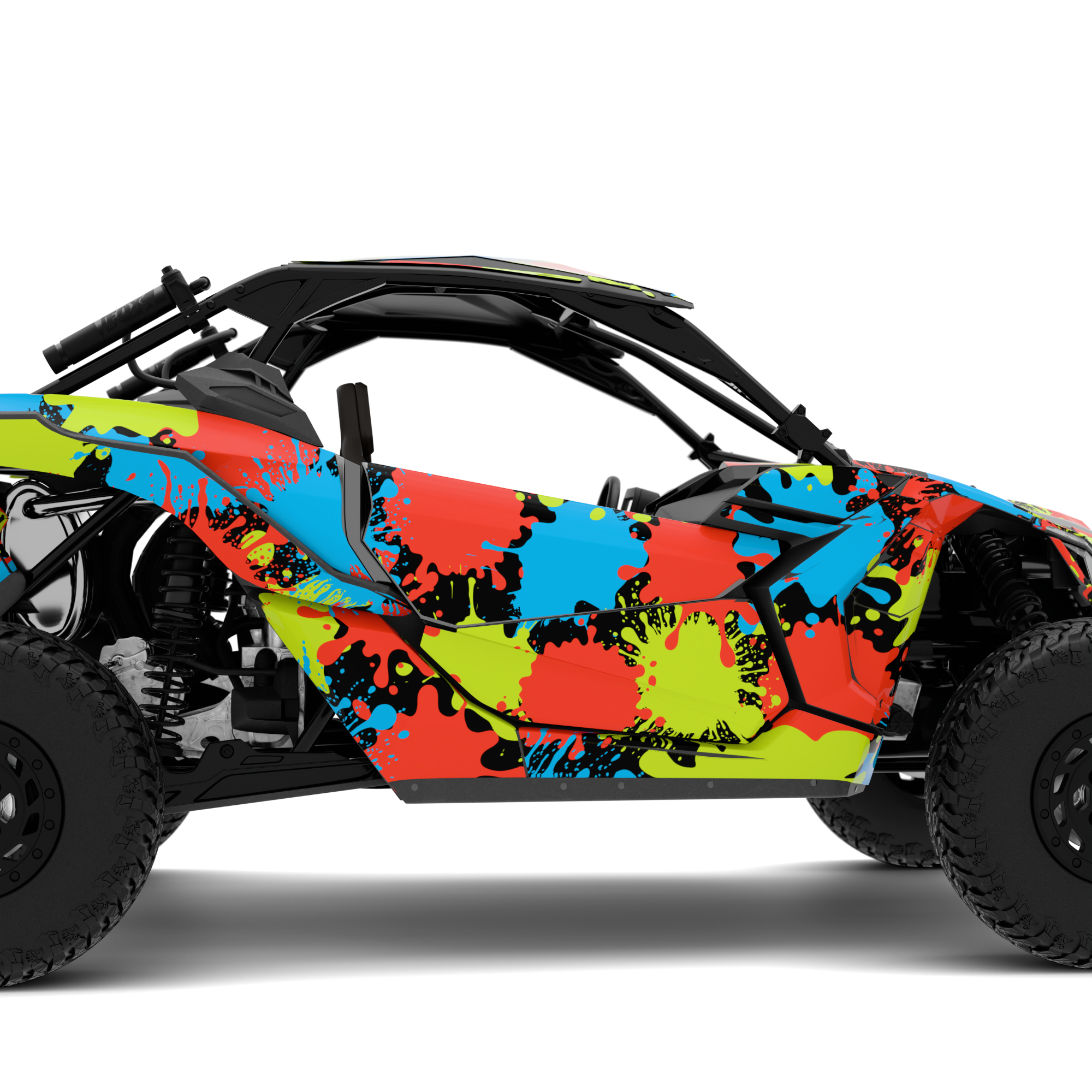 COLOUR SPLASH design stickers for Can-Am Maverick X3 (from 2016)