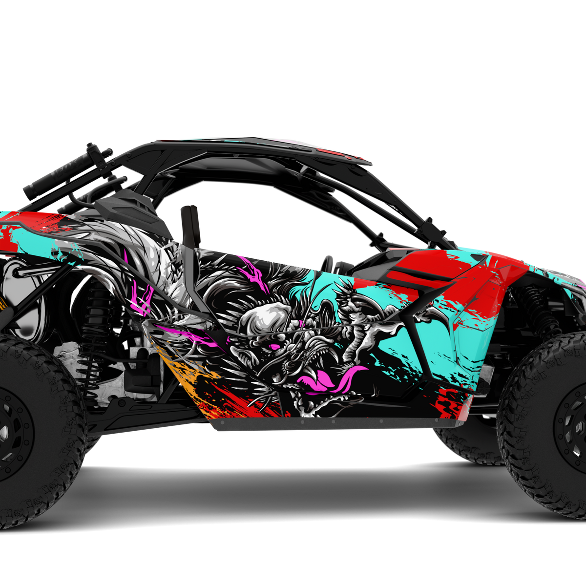 Naklejki DRAGON design do Can-Am Maverick X3 (od 2016)