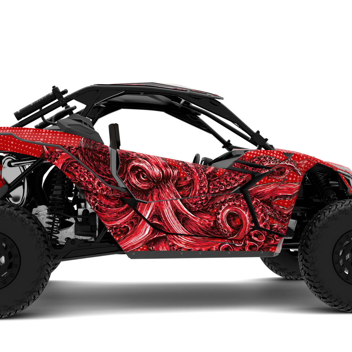 Naklejki KRAKEN design do Can-Am Maverick X3 (od 2016)