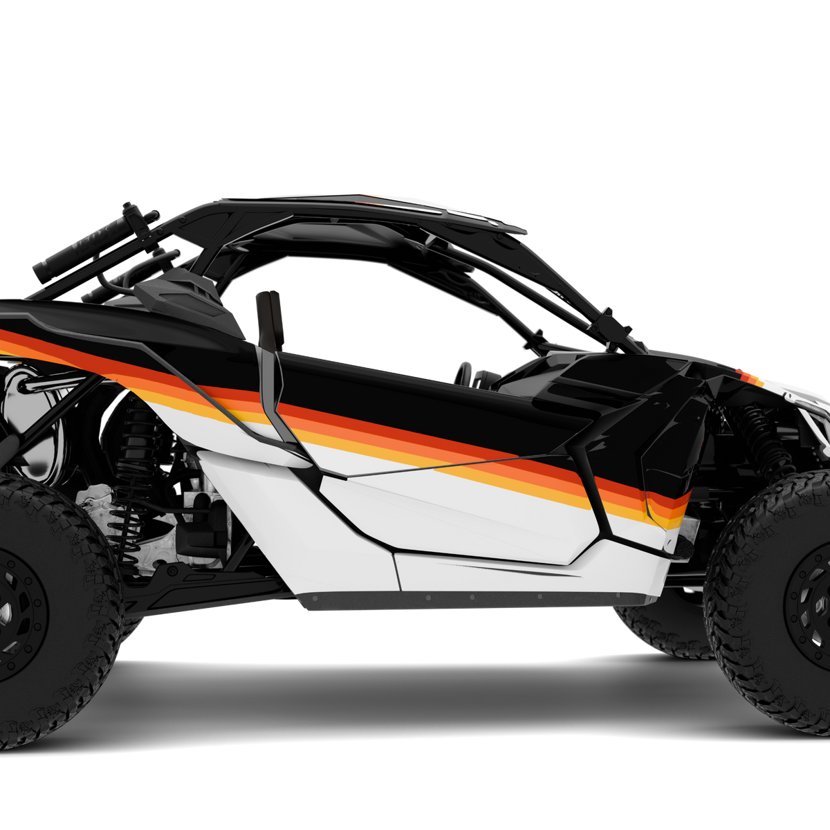 Naklejki z grafiką LINE ART do Can-Am Maverick X3 (od 2016)