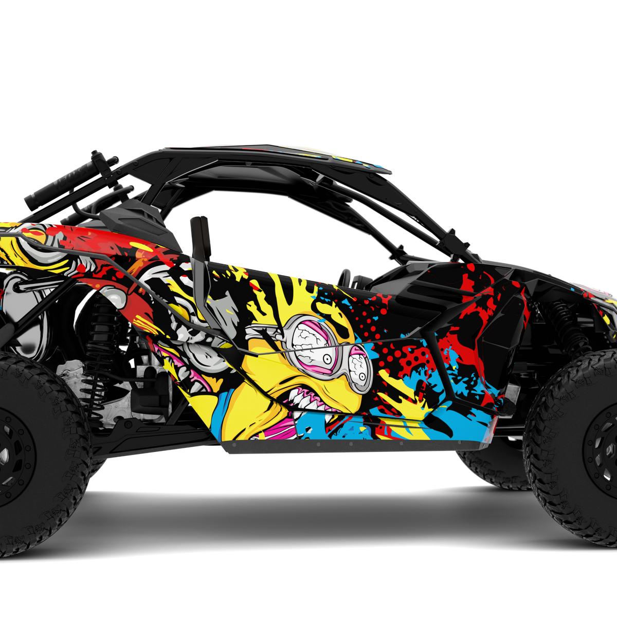 Naklejki z motywem MINIONS do Can-Am Maverick X3 (od 2016)