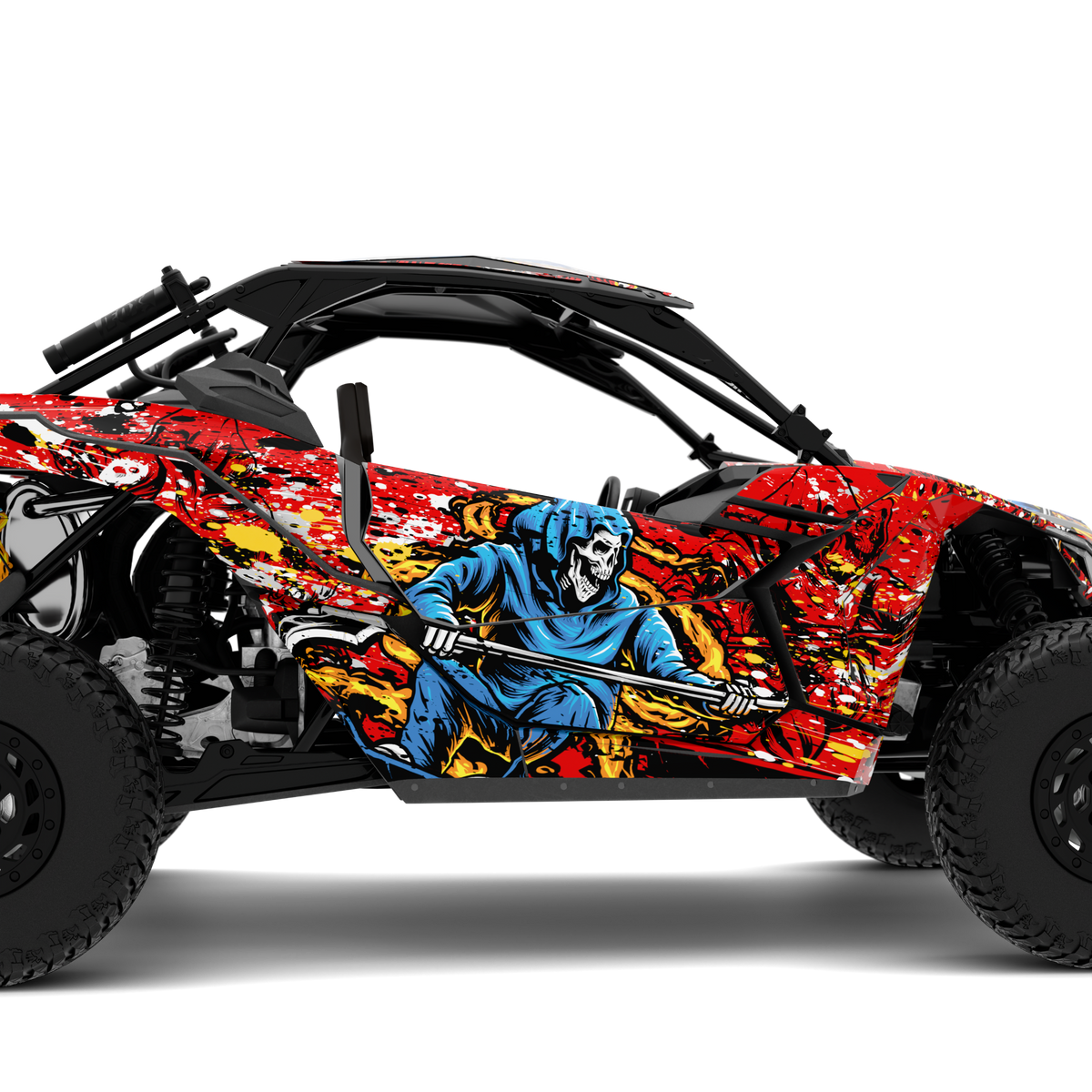 Naklejki na Can-Am Maverick X3 (od 2016) wzór PUNISHER