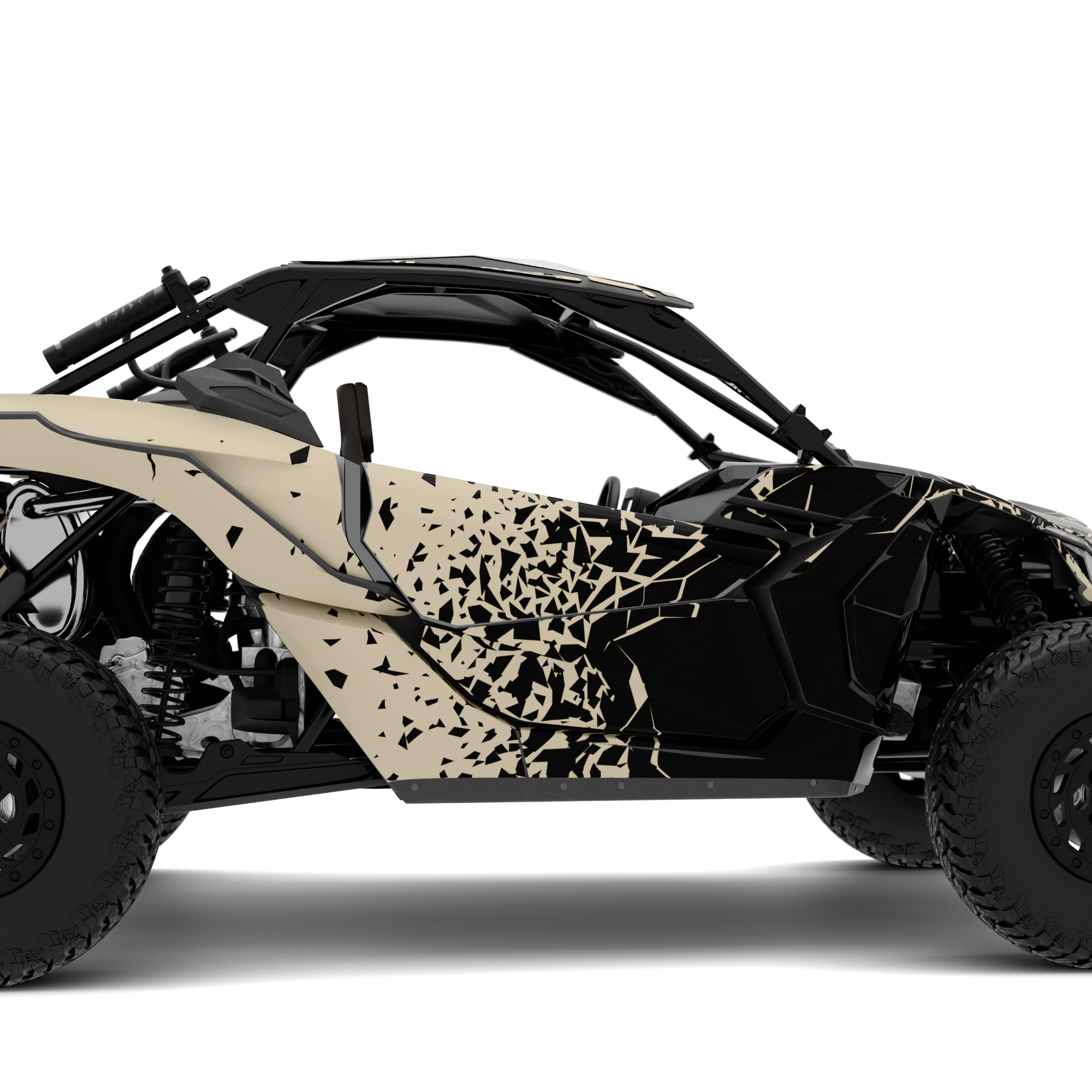 SHARDS design stickers for Can-Am Maverick X3 (from 2016)