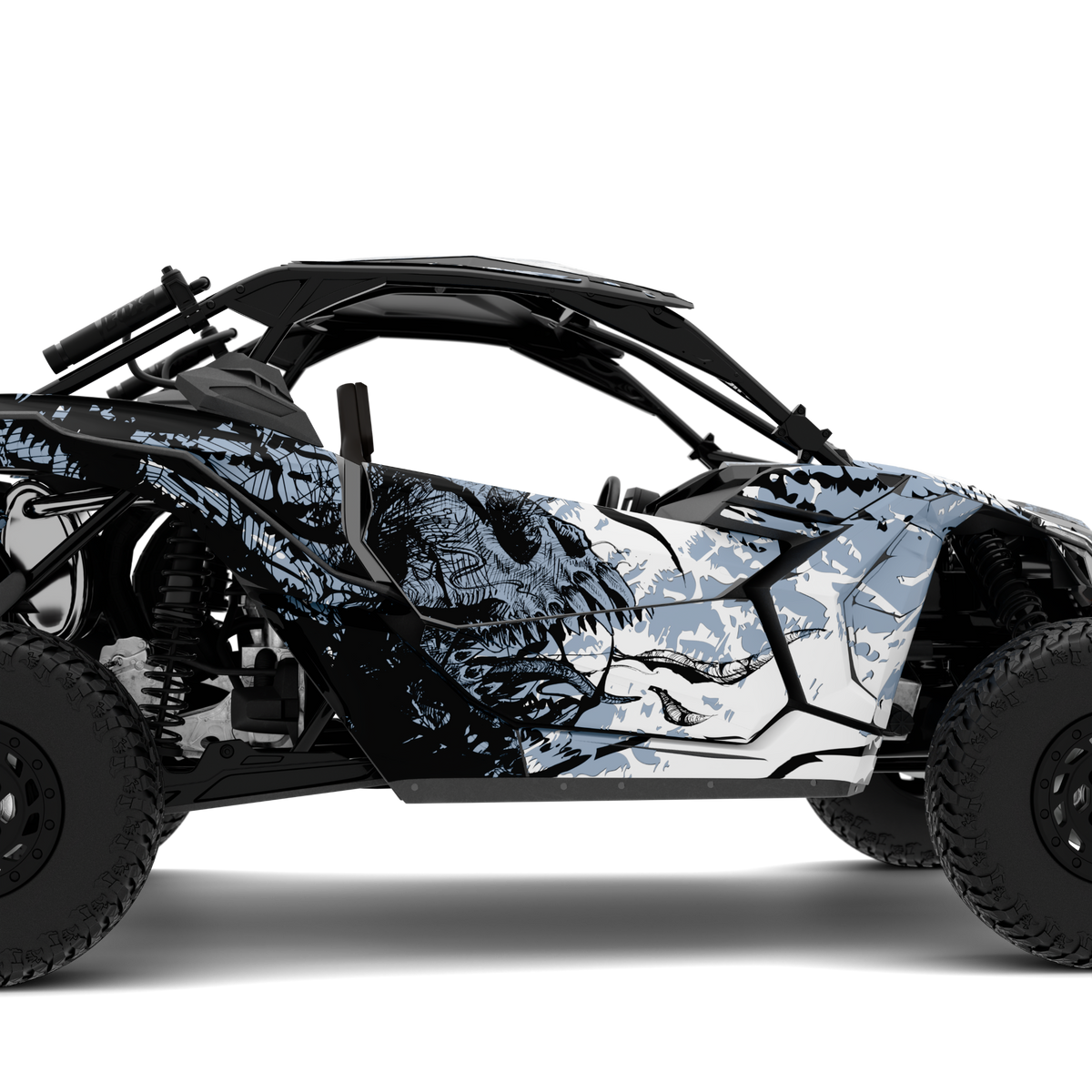 Naklejki na Can-Am Maverick X3 (od 2016) wzór SYMBIOTE
