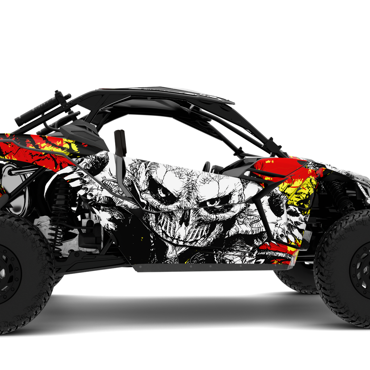 Naklejki ozdobne SYMBIOTE X do Can-Am Maverick X3 (od 2016)