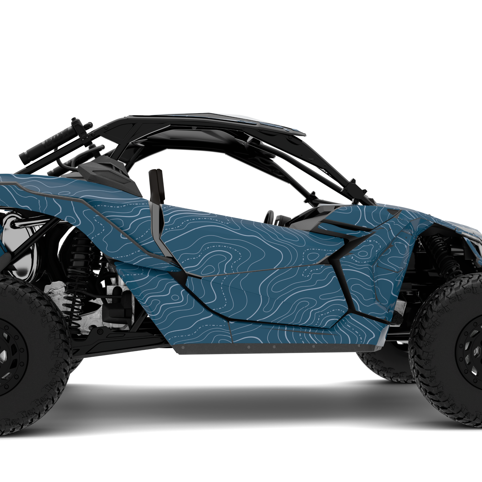 TOPOGRAPHIC design stickers for Can-Am Maverick X3 (from 2016)