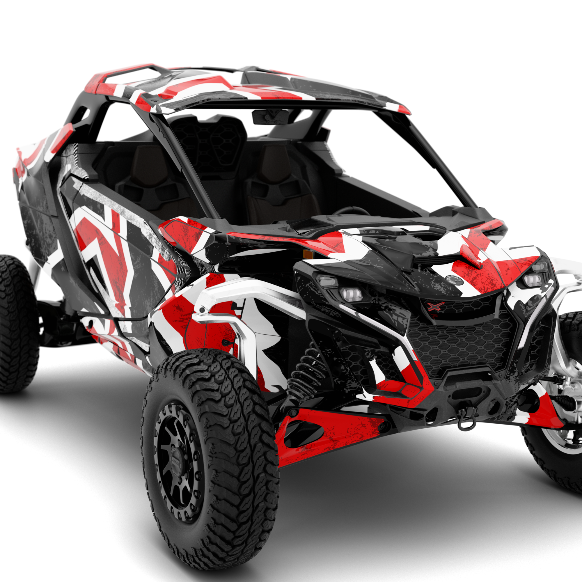 IMPULSE design stickers for Can-Am Maverick R (from 2024)