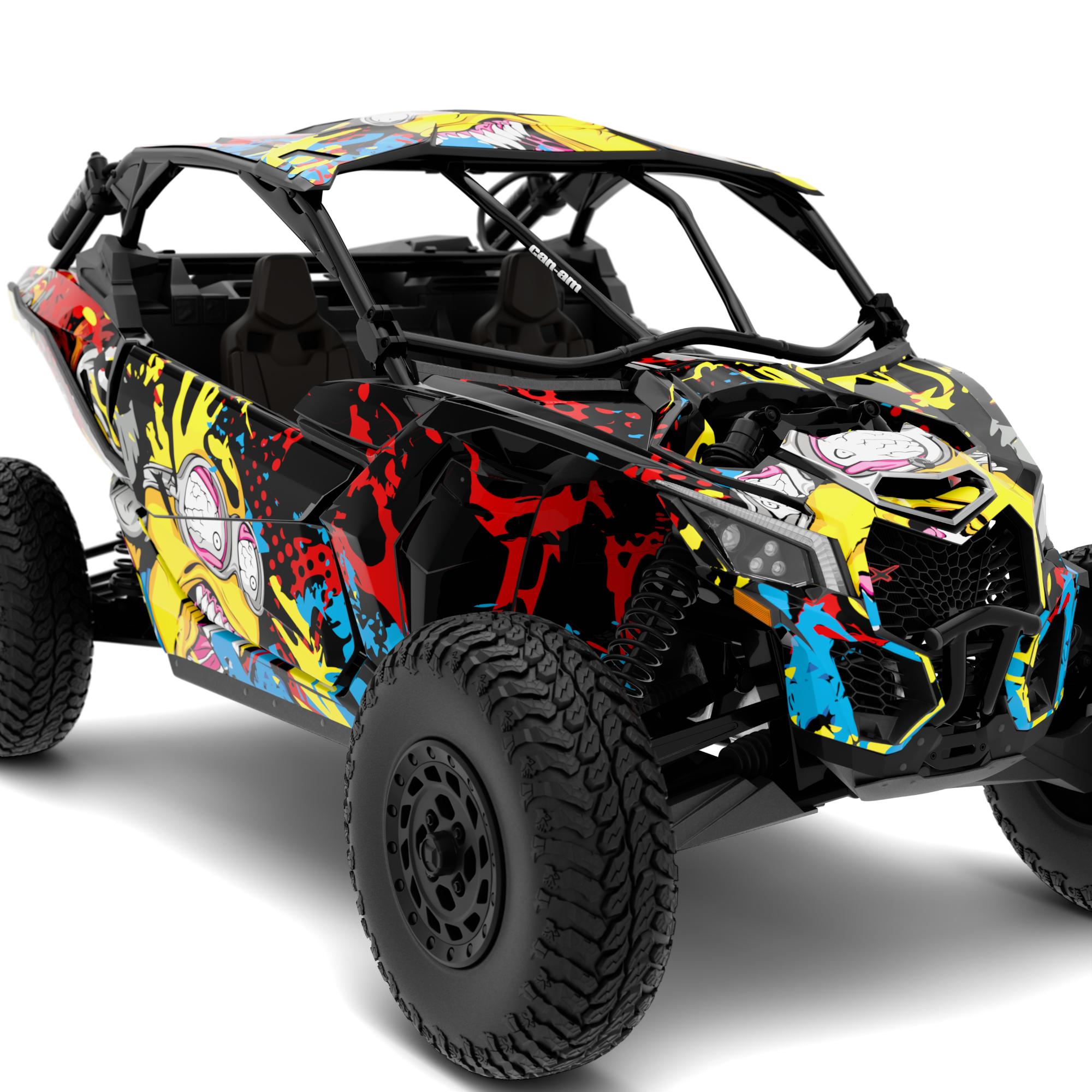 MINIONS design stickers for Can-Am Maverick X3 (from 2016)