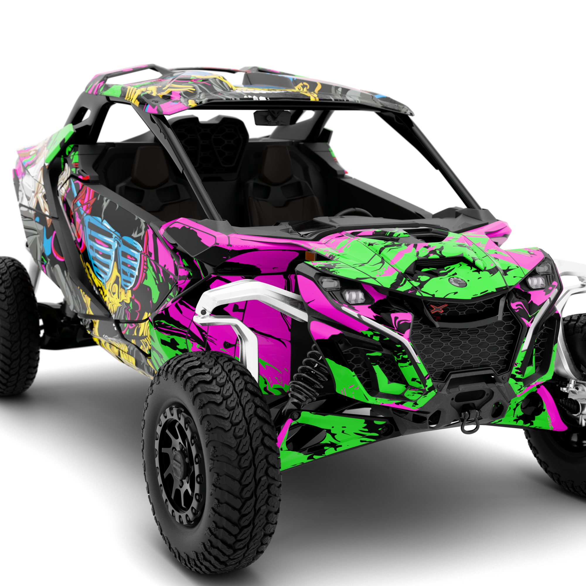 PHANTOM design stickers for Can-Am Maverick R (from 2024)