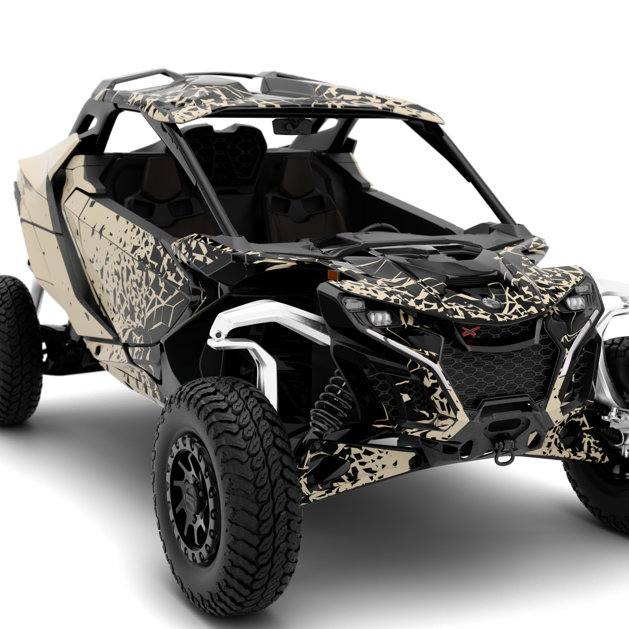 SHARDS design stickers for Can-Am Maverick R (from 2024)