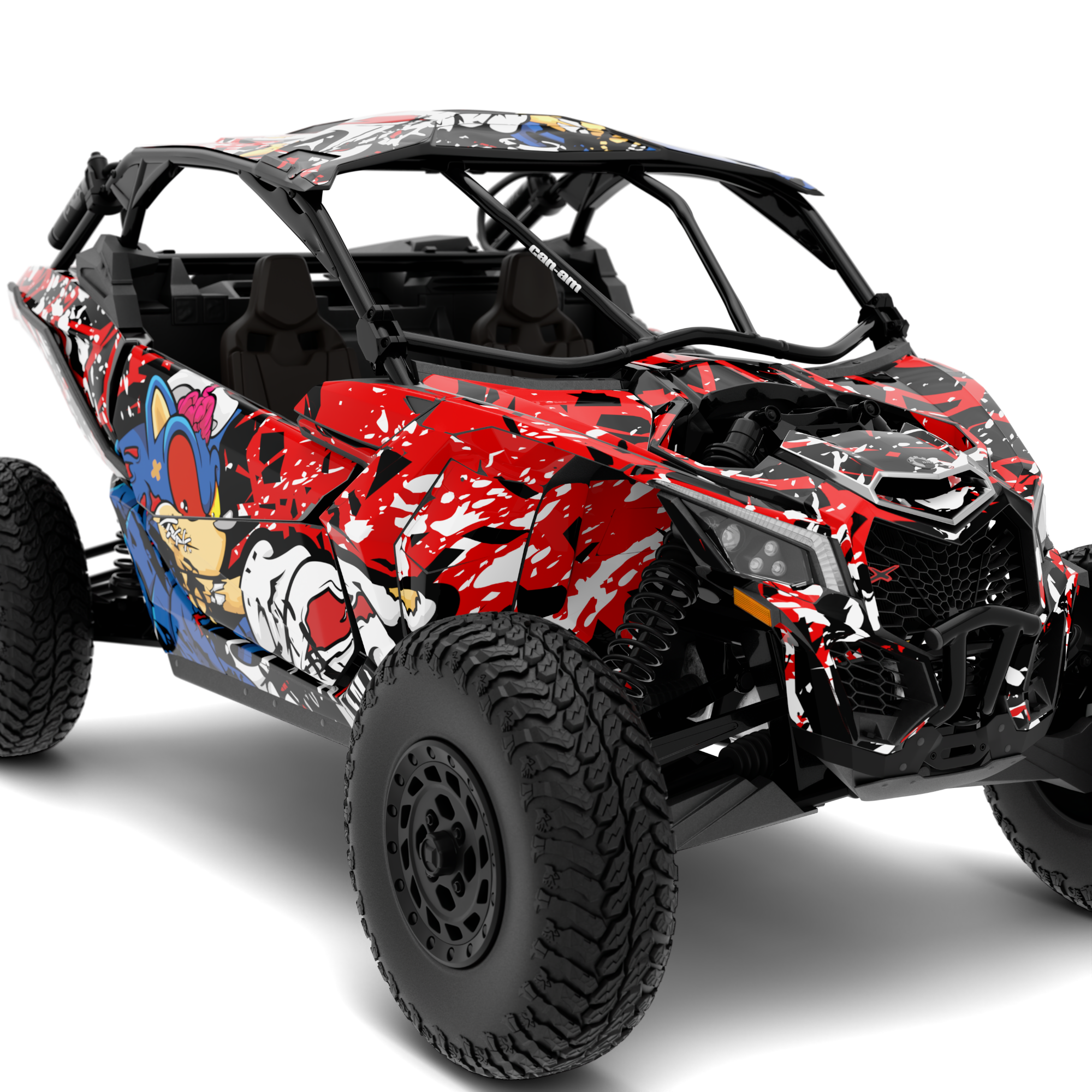 SONIC design stickers for Can-Am Maverick X3 (from 2016)