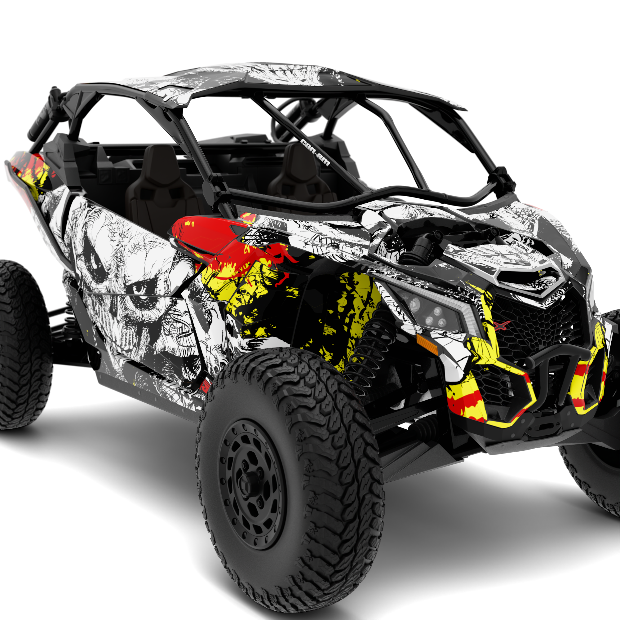 SYMBIOTE X design stickers for Can-Am Maverick X3 (from 2016)