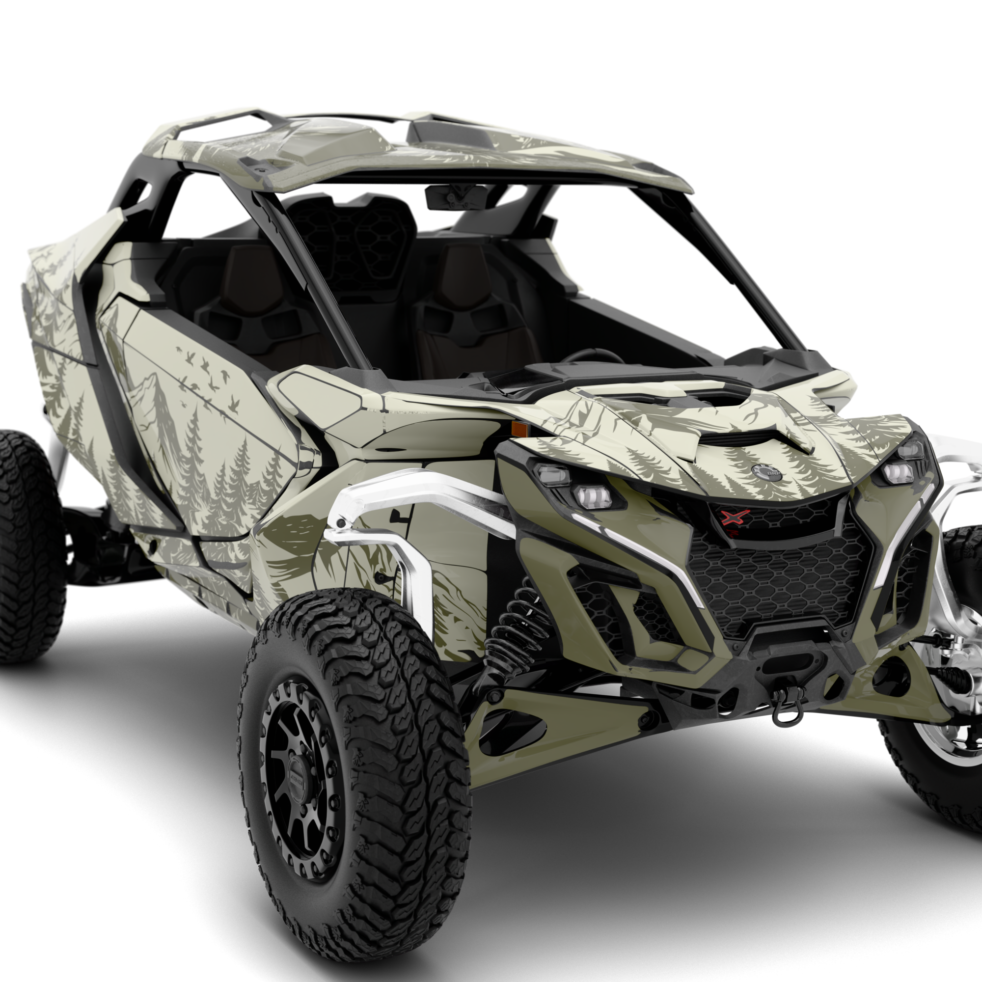 WILDLIFE design stickers for Can-Am Maverick R (from 2024)
