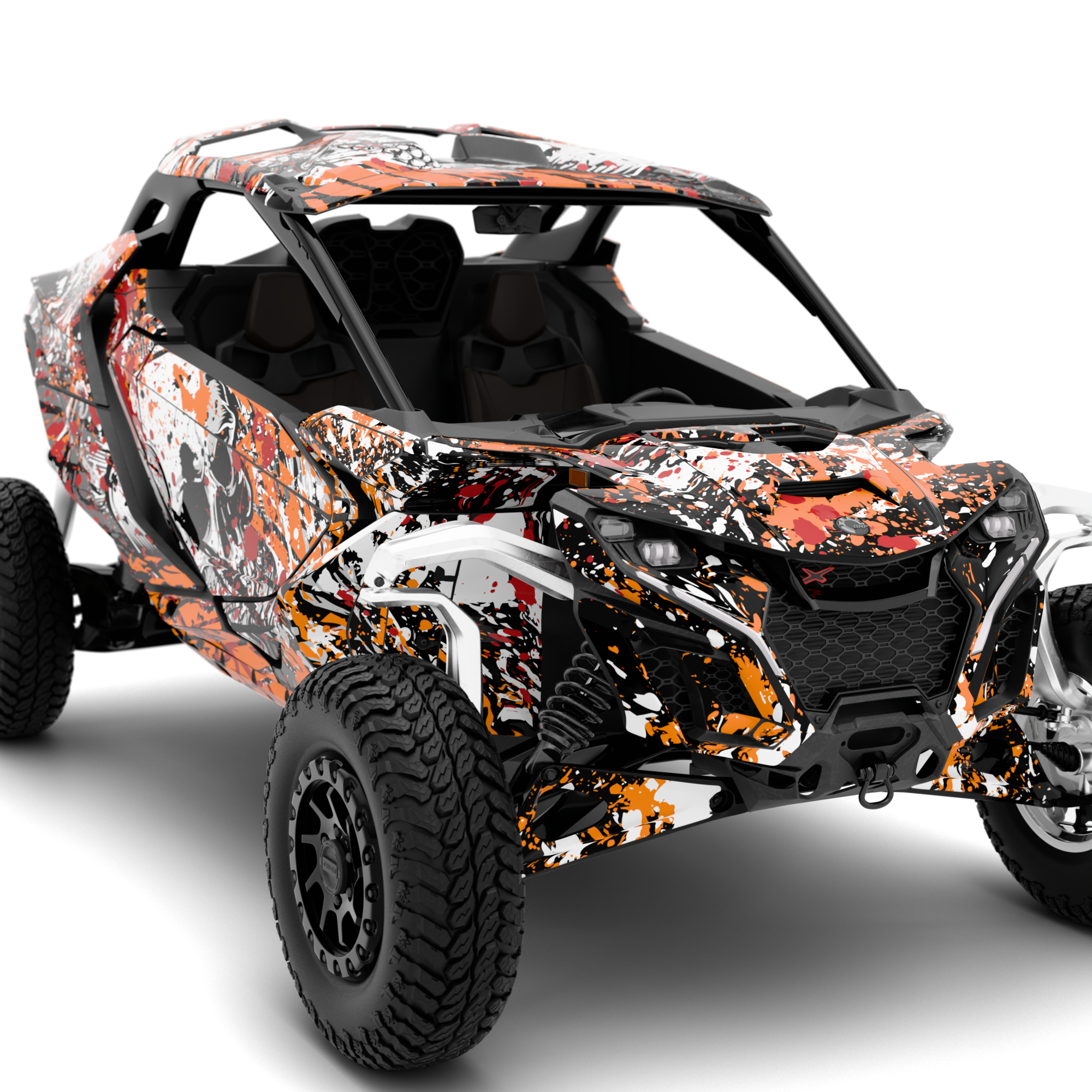 WRAITH design stickers for Can-Am Maverick R (from 2024)