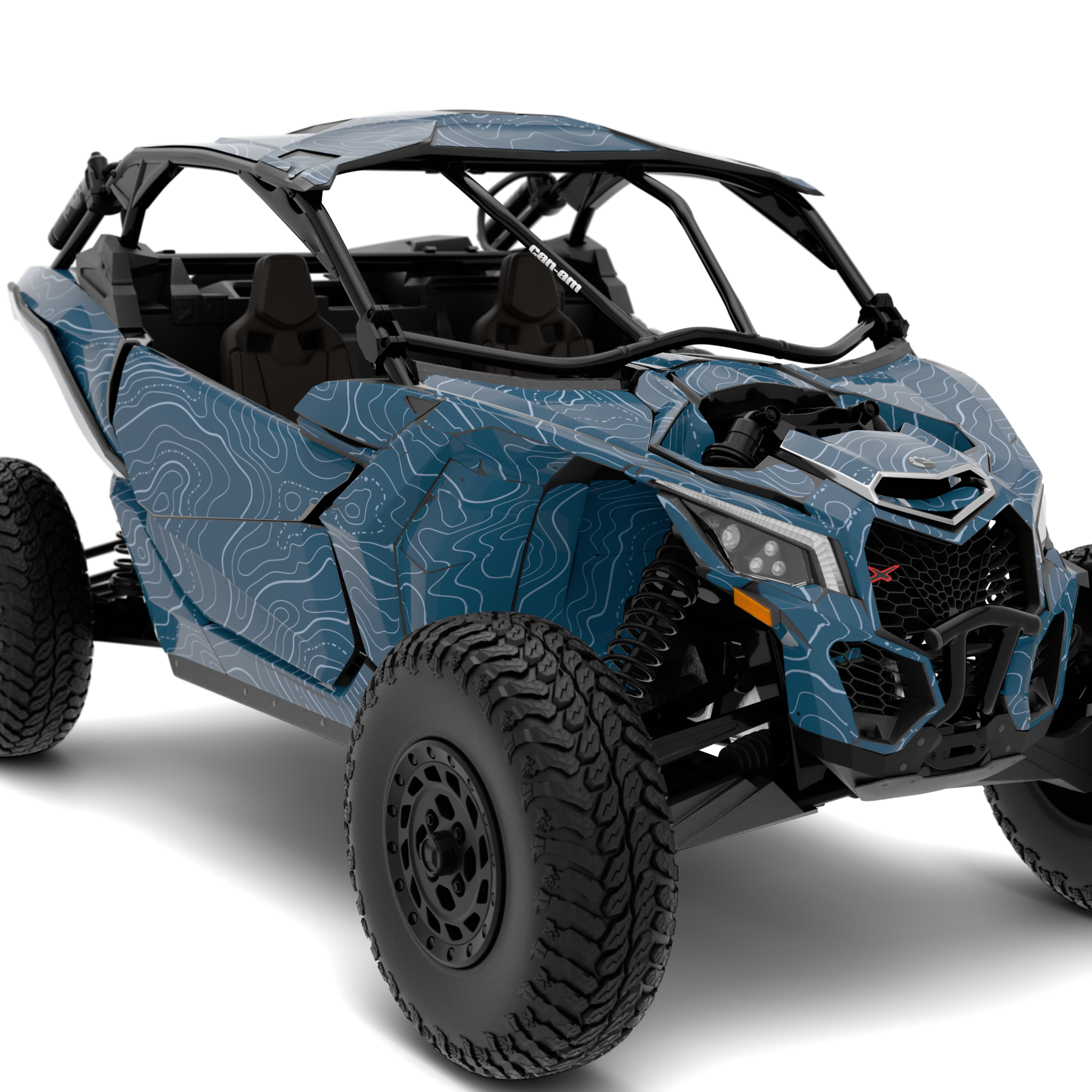TOPOGRAPHIC design stickers for Can-Am Maverick X3 (from 2016)