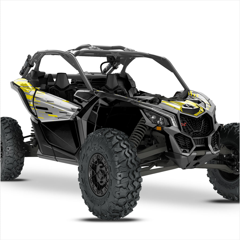 CYBER design stickers for Can-Am Maverick X3 (4)
