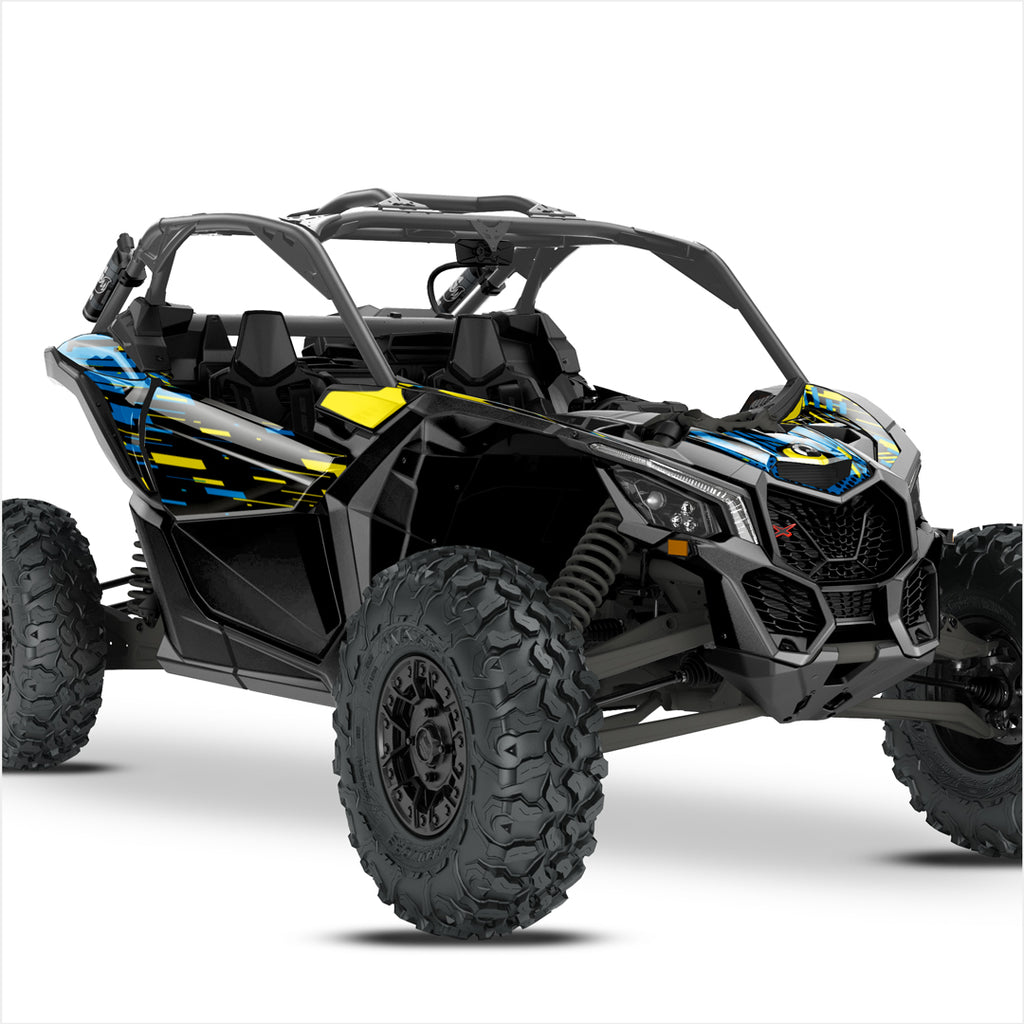 CYBER design stickers for Can-Am Maverick X3 (2)