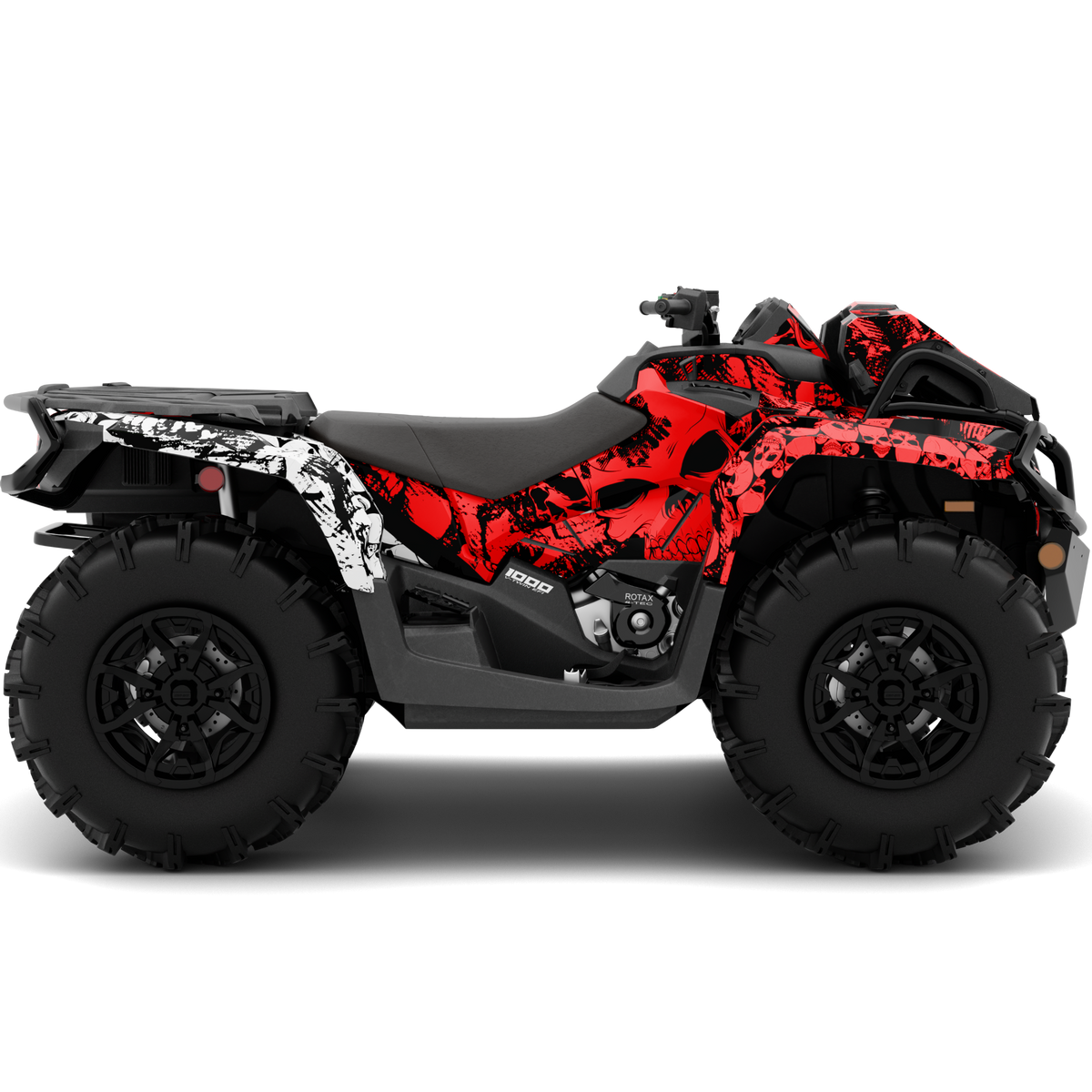 SKULLY design stickers for Can-Am Outlander G2 (from 2012)
