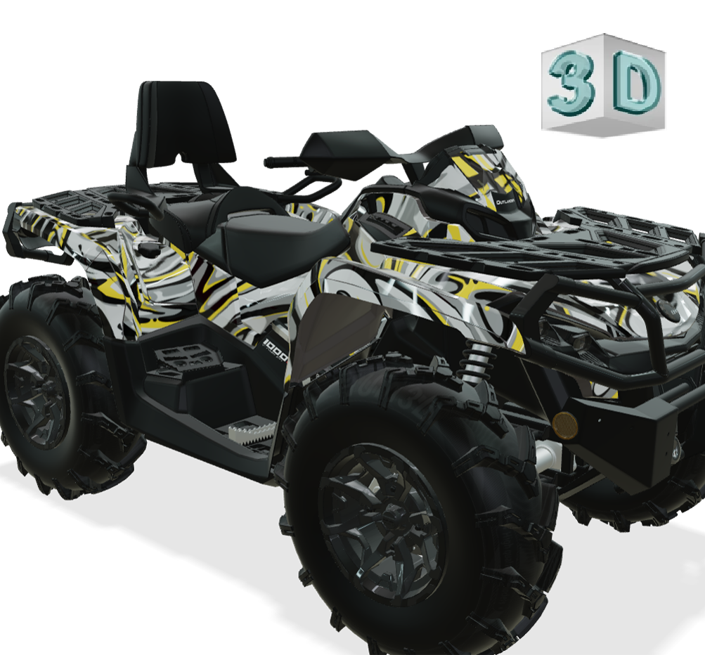 ACID design stickers for Can-Am Outlander G2 (from 2012)