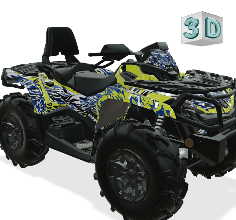 AMERICAN EAGLE design stickers for Can-Am Outlander G2 (from 2012)