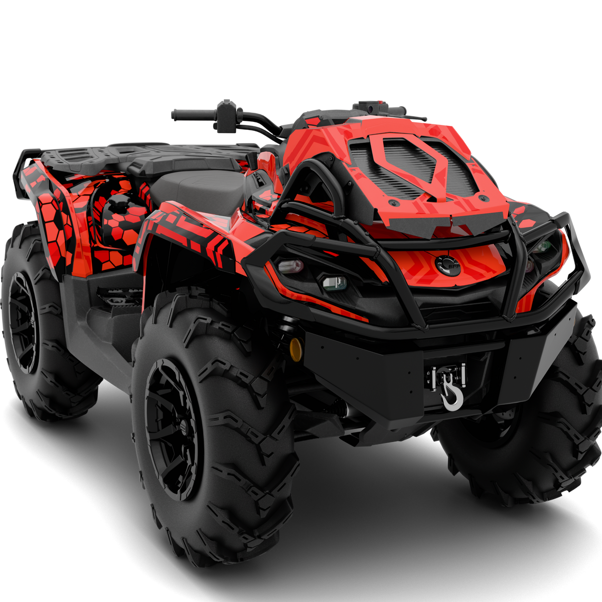 HEXA MEGA design stickers for Can-Am Outlander G2 (from 2012)