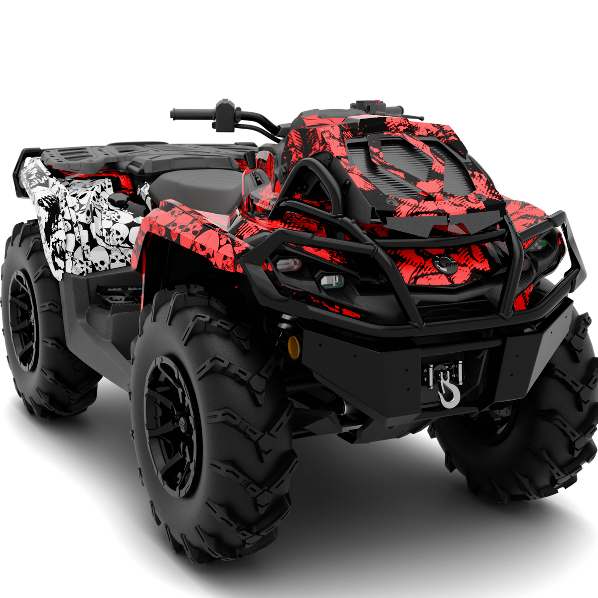 SKULLY design stickers for Can-Am Outlander G2 (from 2012)
