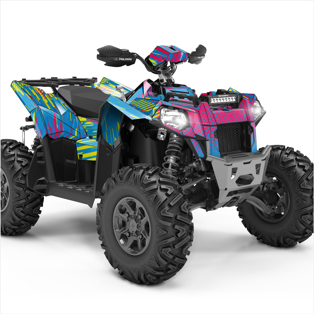 CYBER design stickers for POLARIS SCRAMBLER