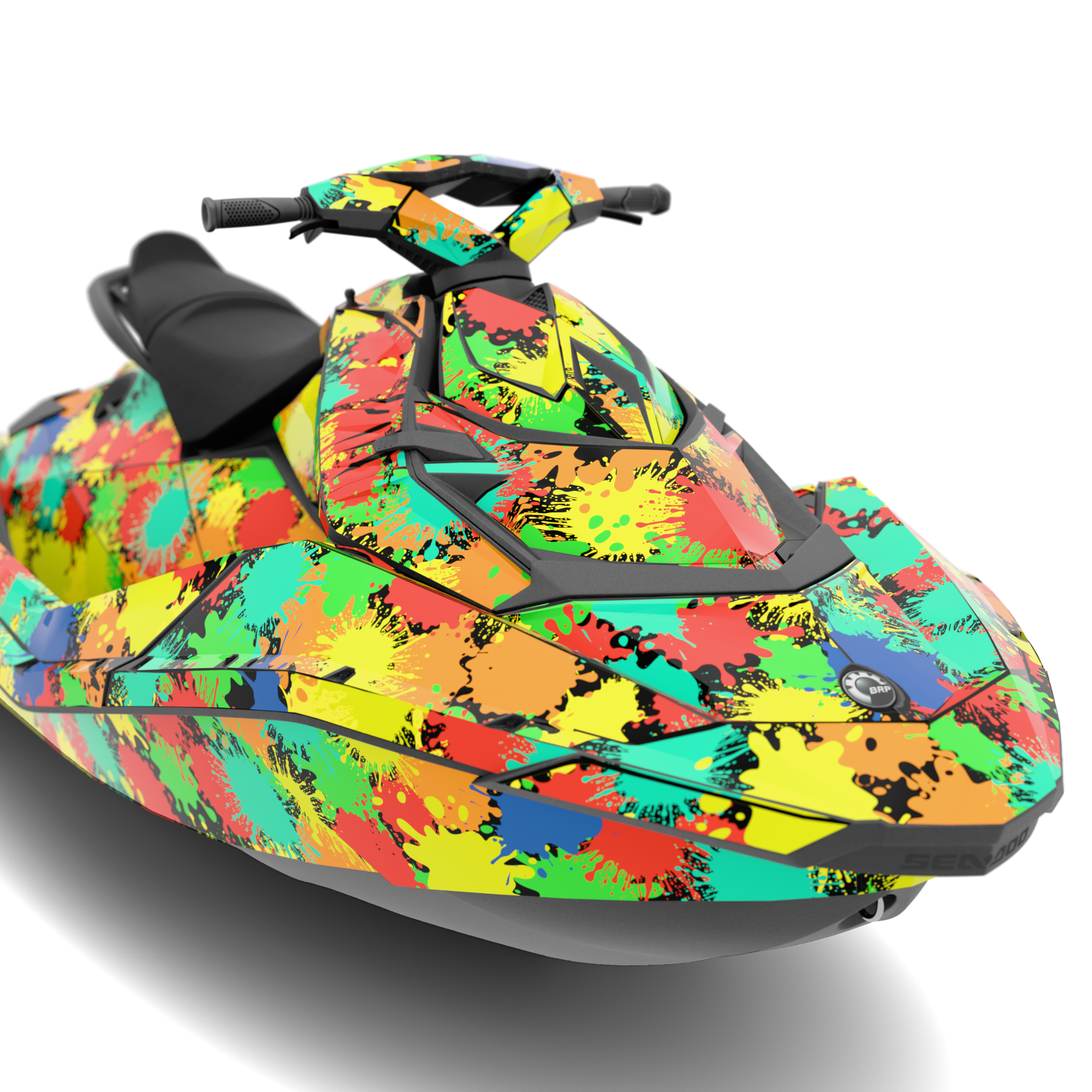 COLOUR SPLASH design stickers for Sea-Doo Spark (from 2014)