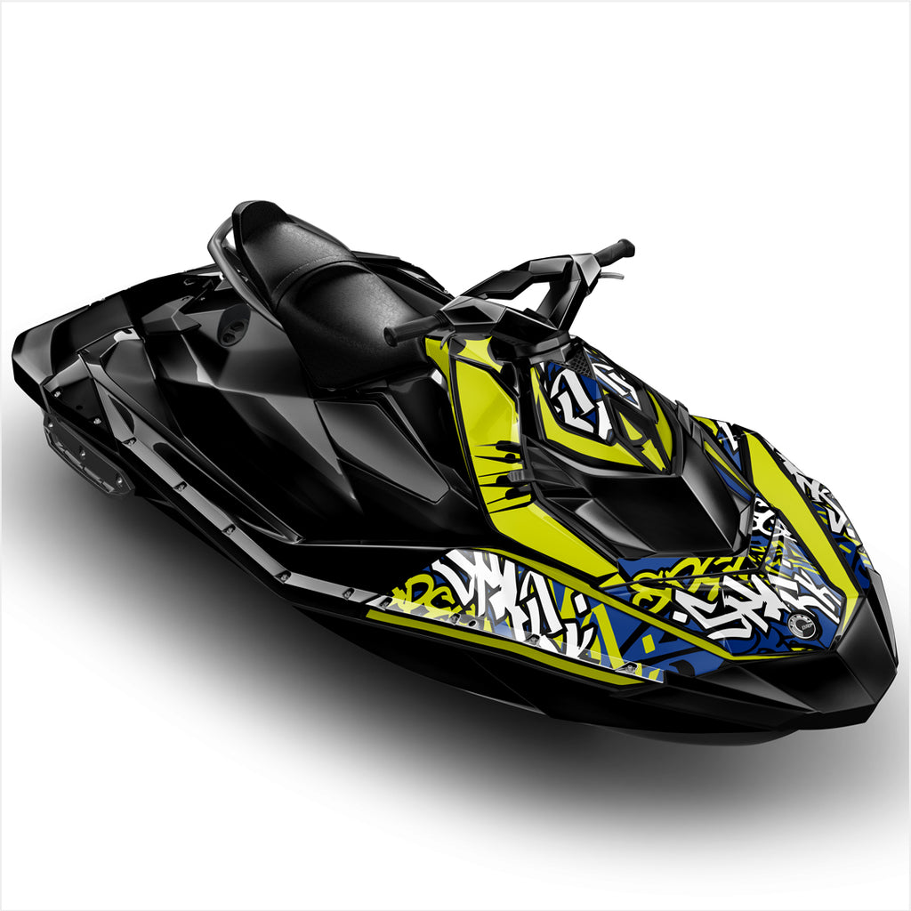 Autocollants design RACE SPIRIT pour Sea-Doo Spark