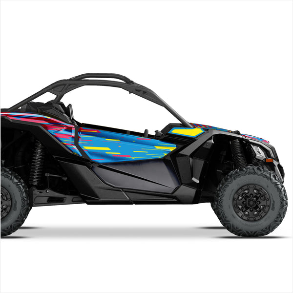 CYBER design stickers for Can-Am Maverick X3 (8)
